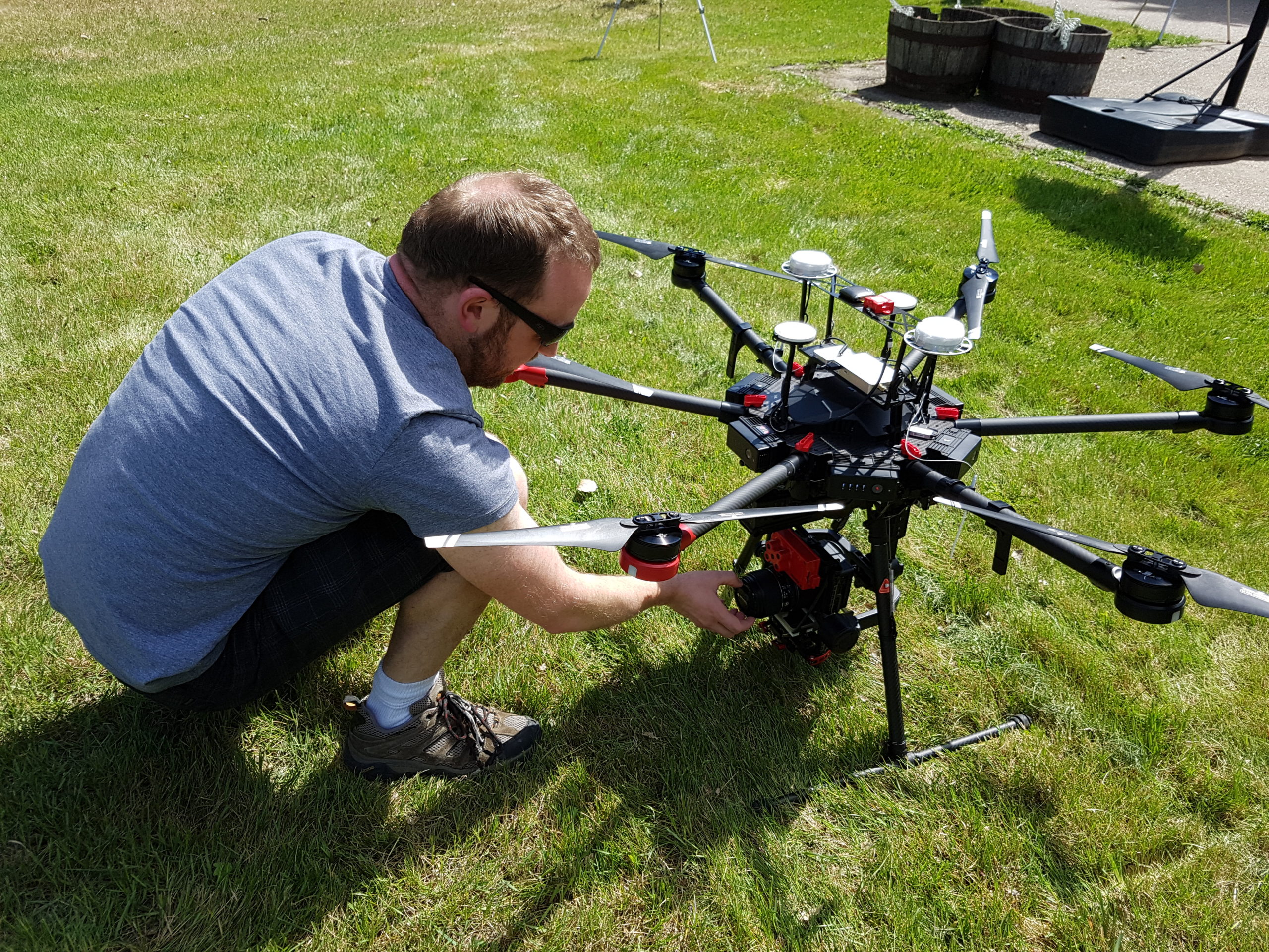Drone technology in environmental monitoring