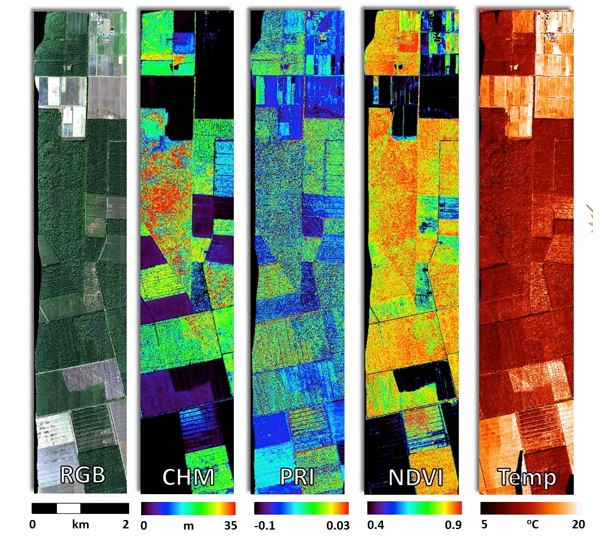 Detailed multi-sensor aerial thermal image mapping by NASA and Phase One