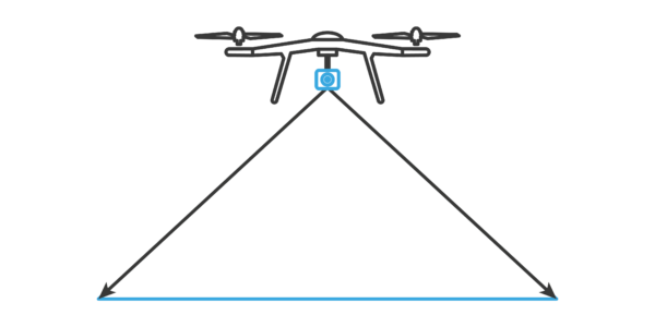 Aerial Bridge Inspection Measuring Length
