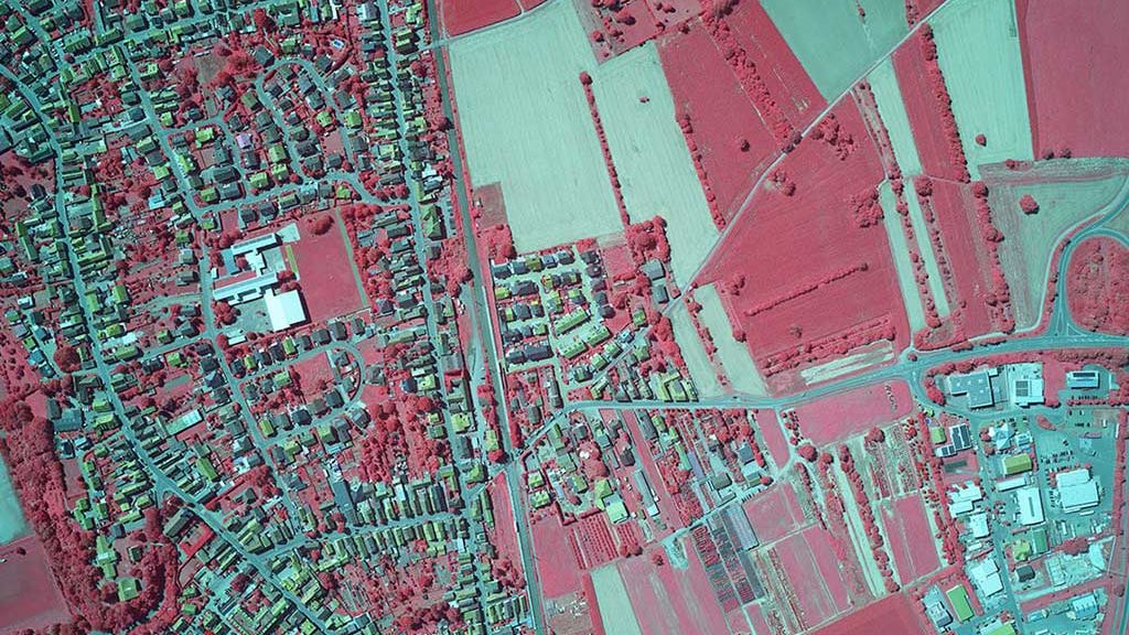 Agriculture Camera System Image using 4 bands for PhaseOne