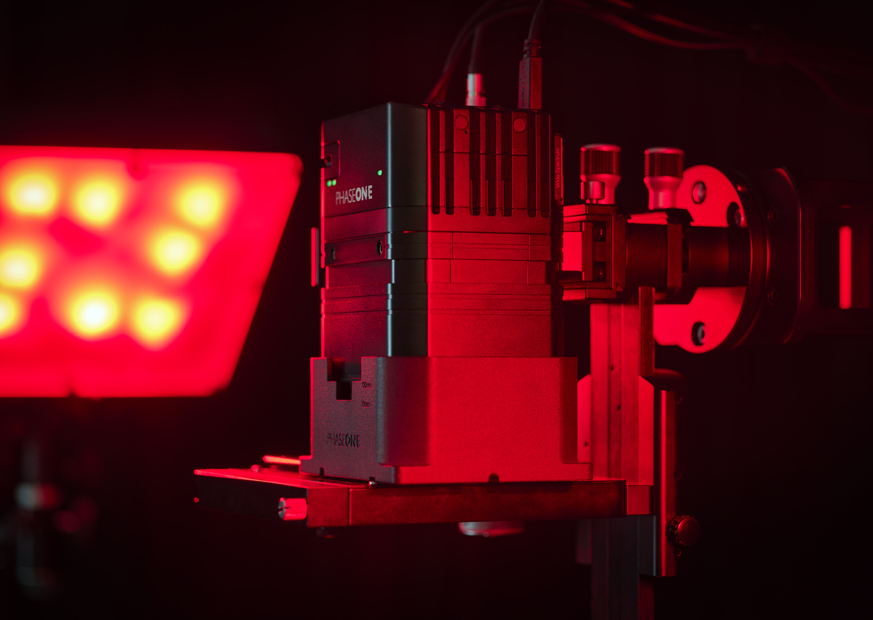 Phase One multispectral imaging system in laboratory setting