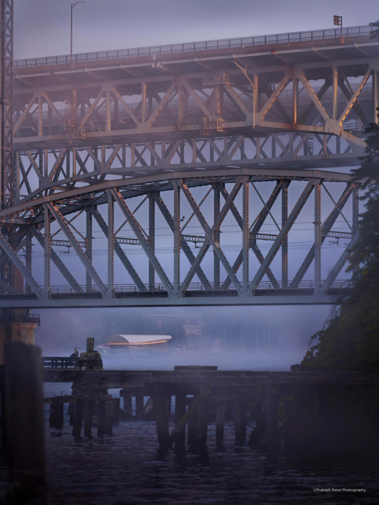 Prakash Patel photographing bridges