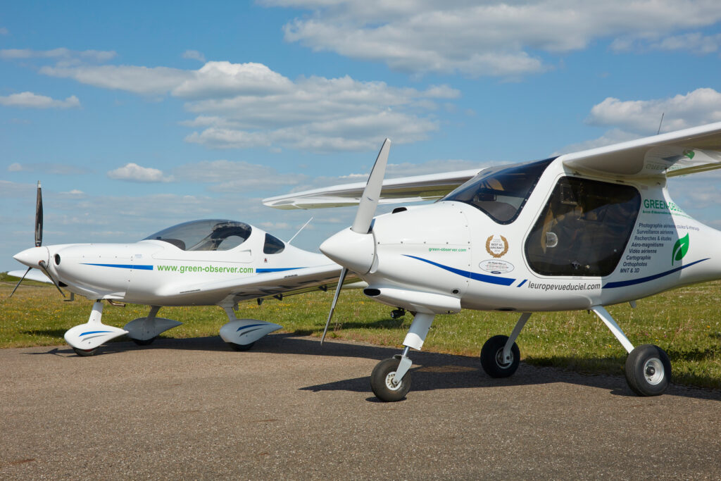 Green Observer plane for sustainable aerial imaging solutions