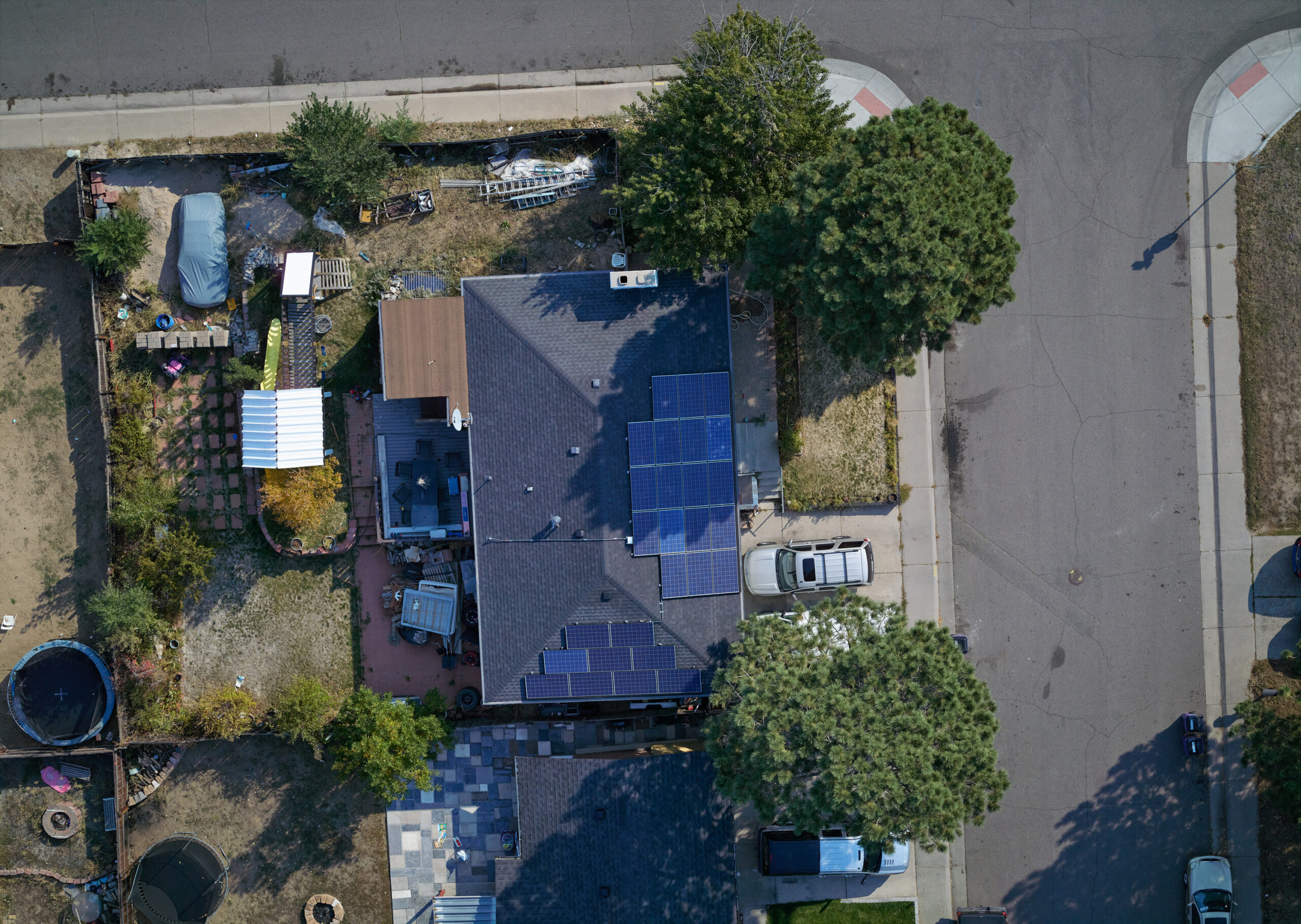High-resolution roof image captured by Phase One P5 camera
