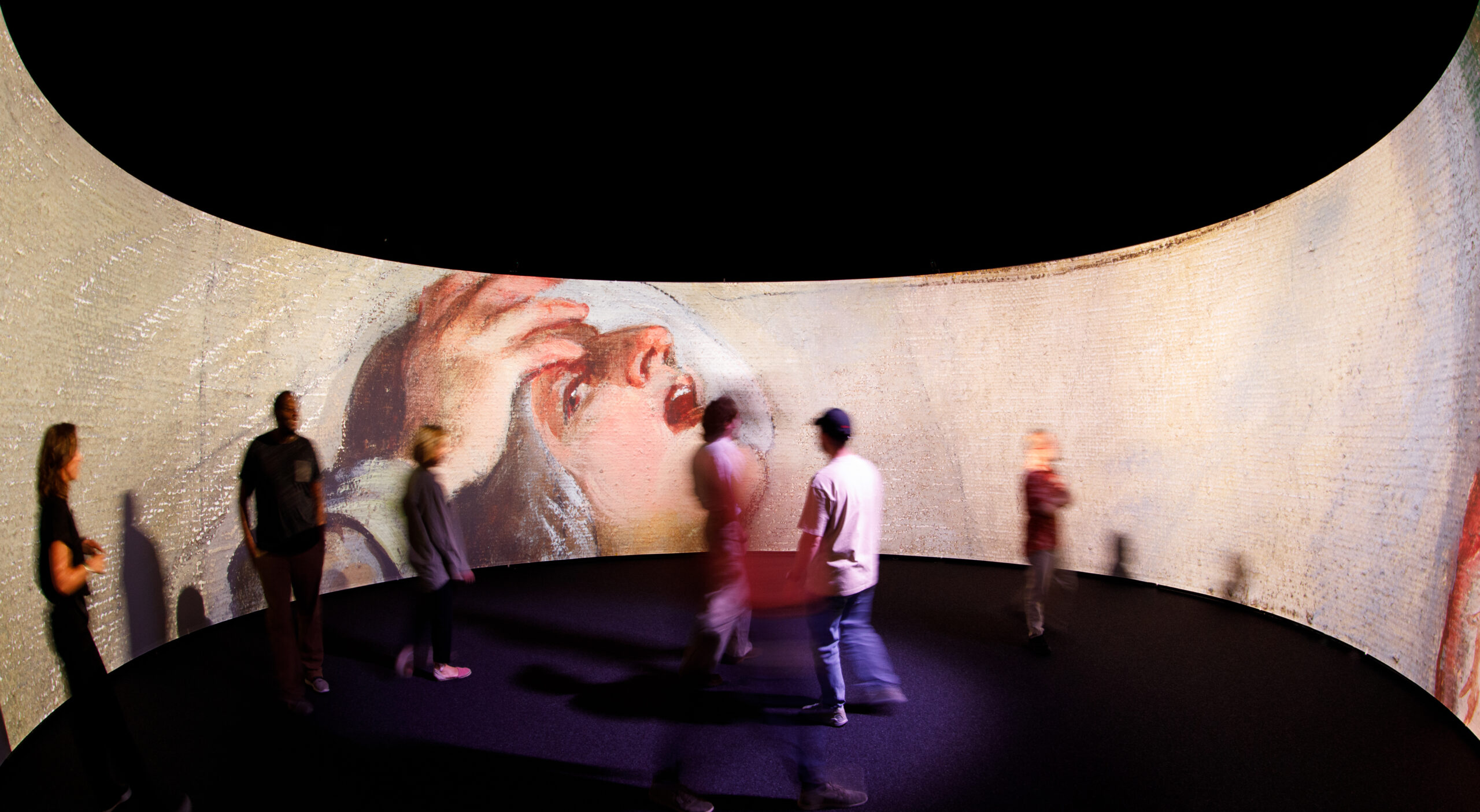 Representation of the Terapixel Panorama in the interactive and augmented 360-degree environment