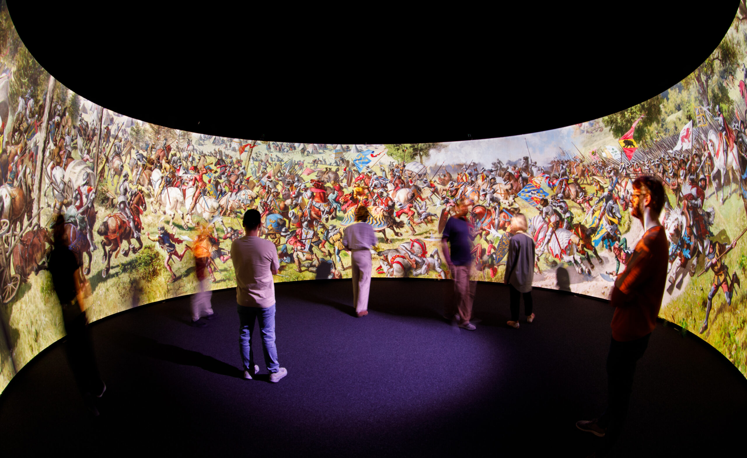 Digital Murten Panorama showing intricate 1.6 terapixel resolution for scholarly research.